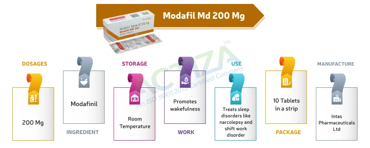 Modafil Md 200 Mg (Modafinil)