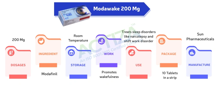 Modawake 200 Mg (Modafinil)