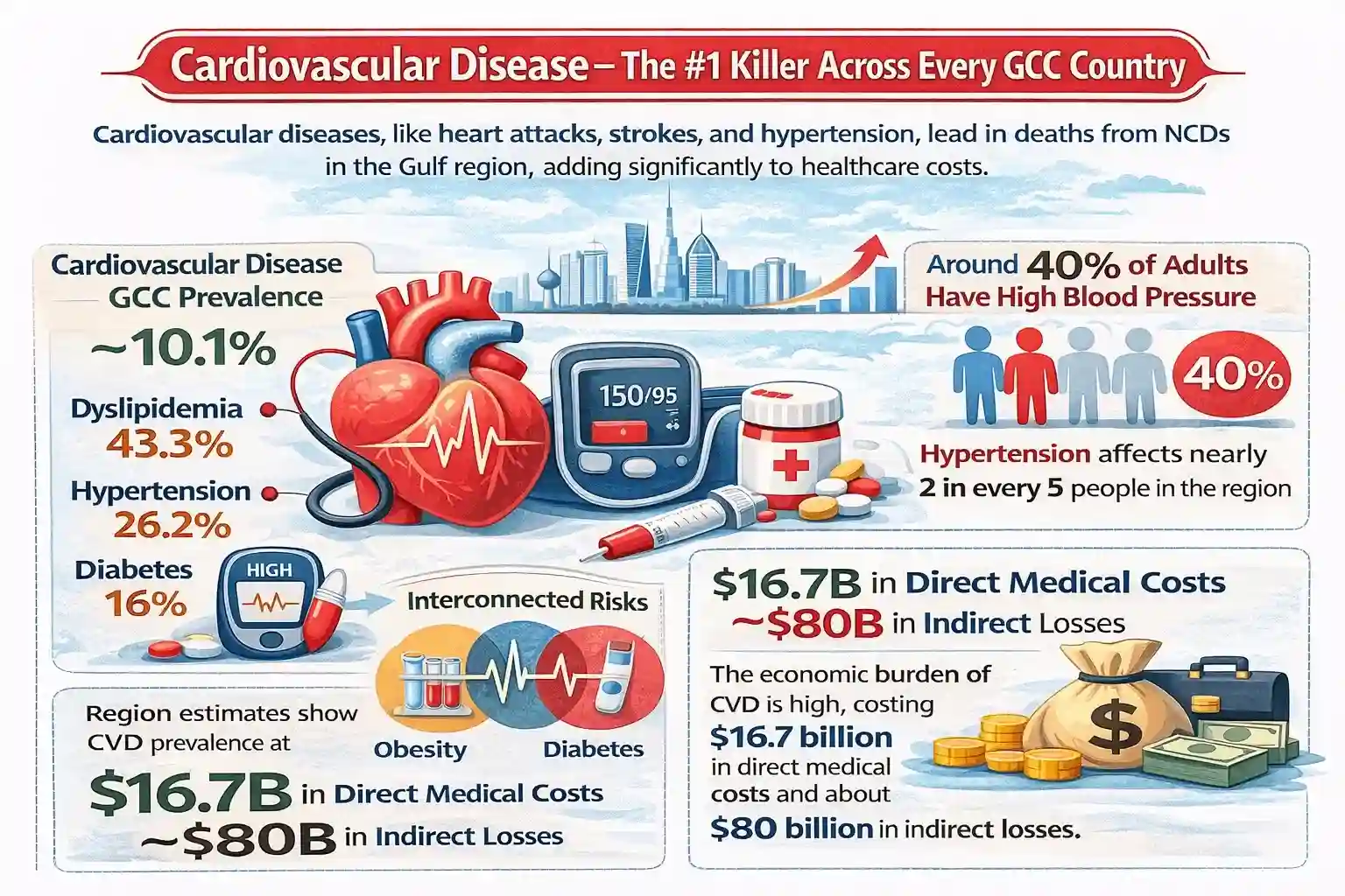 Cardiovascular Disease - The #1 Killer Across Every GCC Country